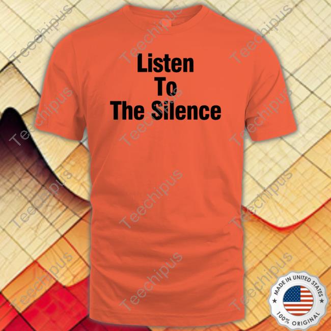 Travis Scott Wearing Listen To The Silence Shirt