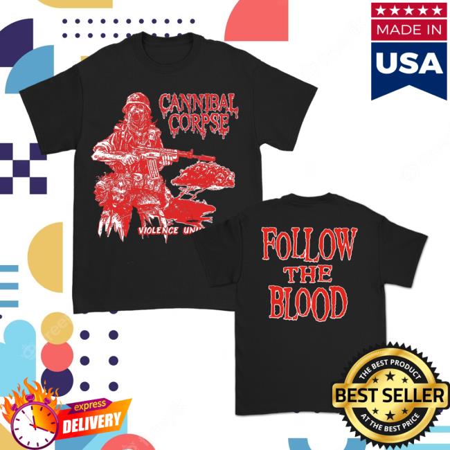 Trending Cannibal Corpse Merch Store Follow The Blood Classic Shirt (Black) Cannibalcorpse Shop