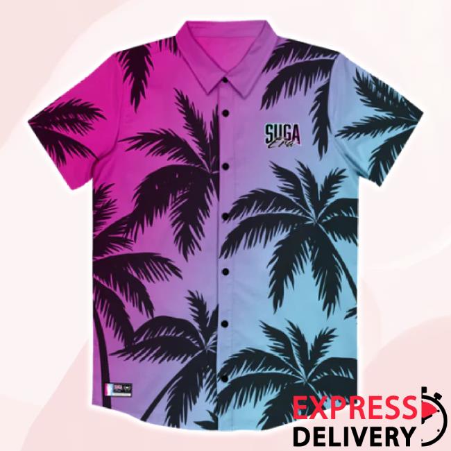 Trending The Suga Merch Store Mr. Miami Button Up Sweatshirt Suga Shop