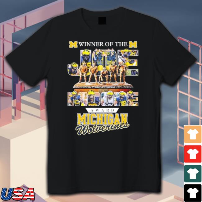 Joe Moore Winner Of The Award Michigan Wolverines T- shirt