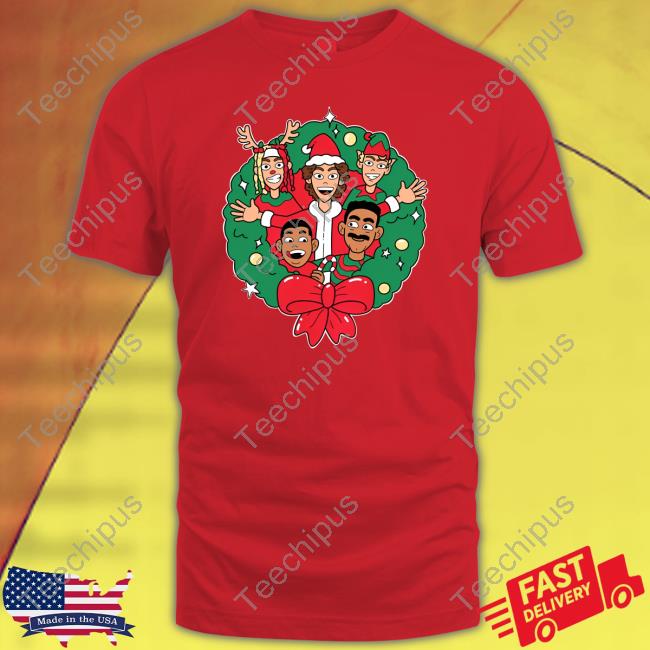 Baylen Levine Merch Wreath Christmas Crewneck Sweatshirt