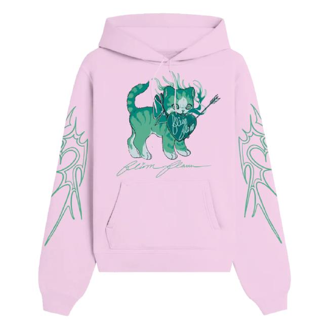Trending Flim Flam Merch Store Smitten Kitten Hoodie Light Pink Flimflam Shop