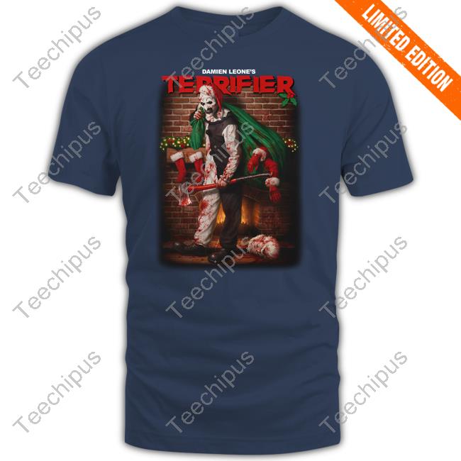 Terrifier Shirt Pete Davidson Wearing Damien Leone's Terrifier A Christmas Shirt