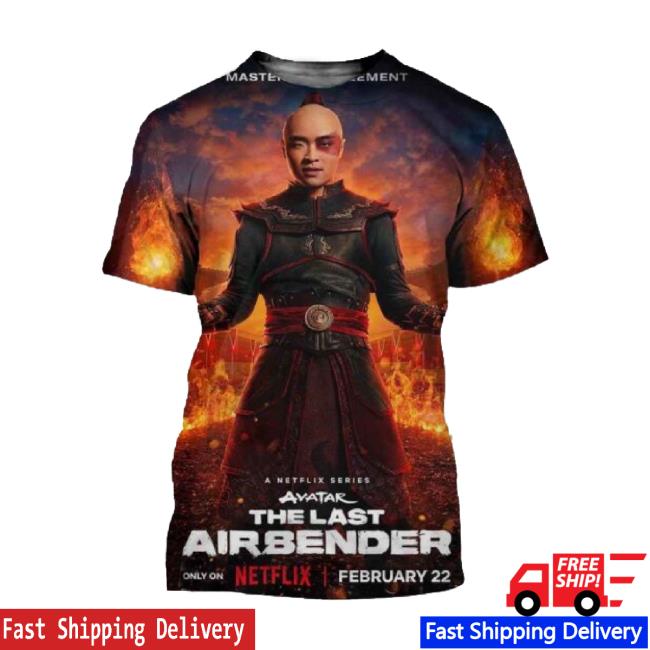 Official Zuko In The Live-Action ‘Avatar The Last Airbender’ Series 3D Hoodie Sweatshirt