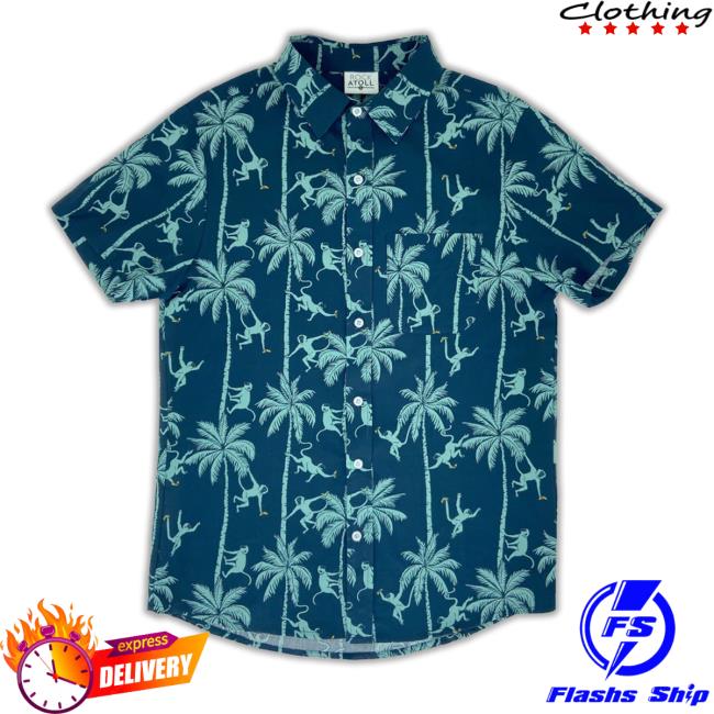 Monkey See Monkey Do Not Disturb Hawaiian Tee