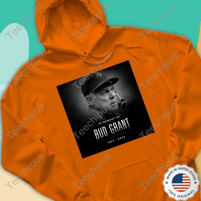 In Memory Of Bud Grant Shirts Minnesota Vikings Minnesota Vikings In Memory Of Bud Grant Tee Shirt
