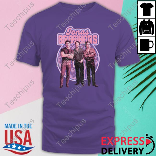 Official Jonas Brothers Store Purple Retro Shirts