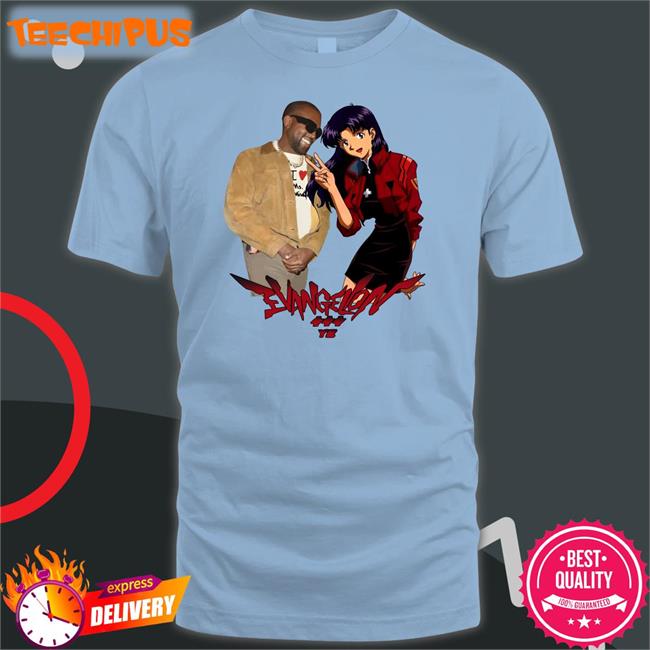 Kanywest Evangelion Misato X Ye Sweatshirt Goofyahhtees