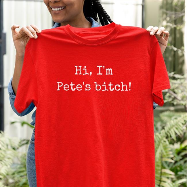 Hi I'm Pete's Bitch Shirt Weird Thrift Store Shirts Black