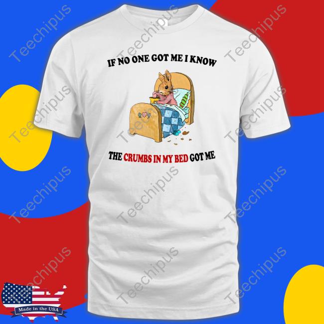 If No One Got Me I Know The Crumbs In My Bed Got Me Tee Shirt