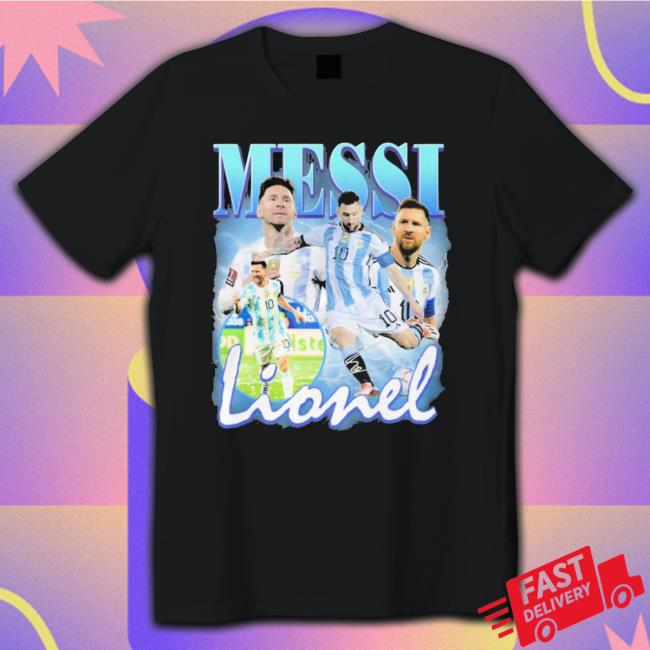 Original Lionel Messi Lightning Portrait With Signature Hoodie