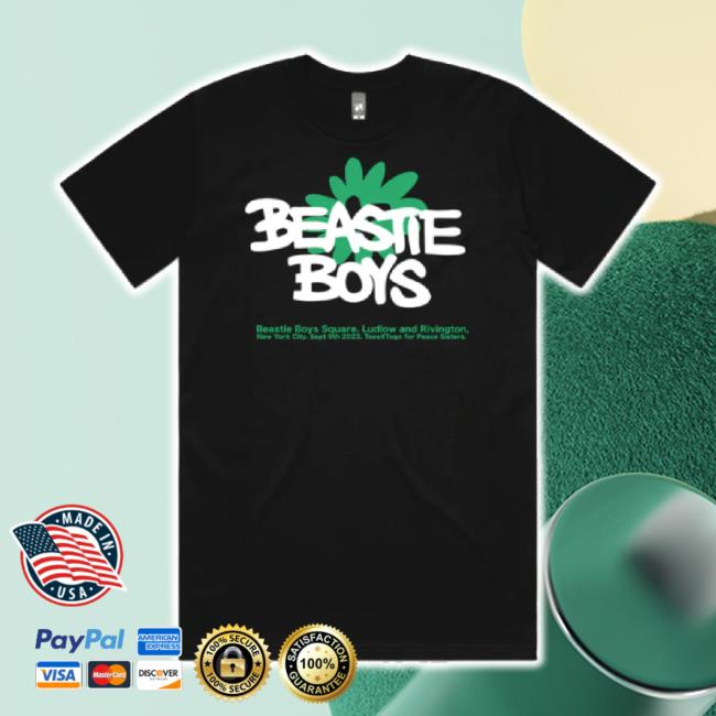 Original Beastie Boys Square (Black) T-Shirt Tees 4 Togo Shop