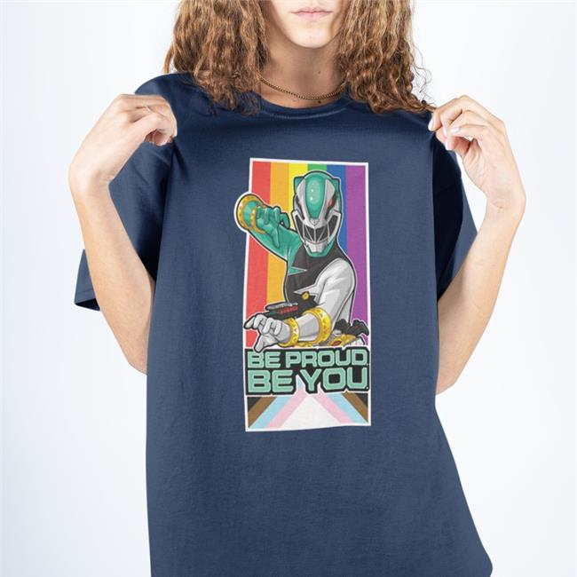 Power Rangers Be Proud Be You Pride Soft Tee Shirt Ranger Nation The Trevor Project