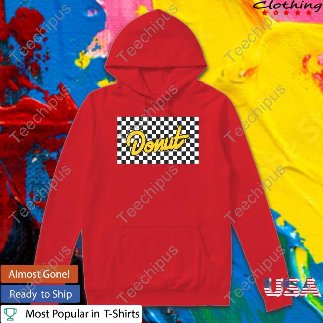 Donut Media Flagged Donut Shirt Donut Media Flagged Donut Sweatshirt
