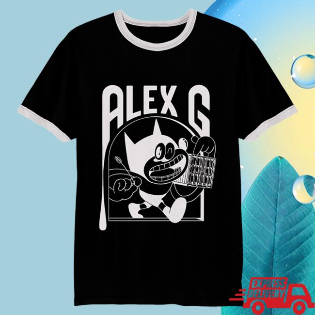 Official Sandy Alex G Merch Alex G Cage Ringer Pullover Hoodie
