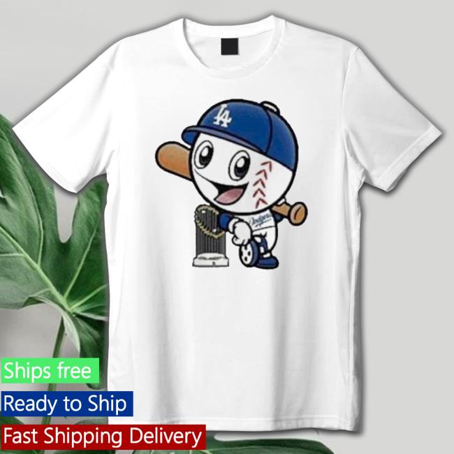 Mr Dodger World Series Trophy La Dodger Sweaters