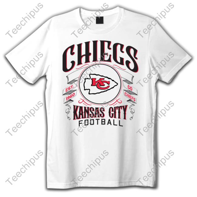 Nfl X Darius Rucker Collection By Fanatics White Kansas City Chiefs Vintage Football Tank Top