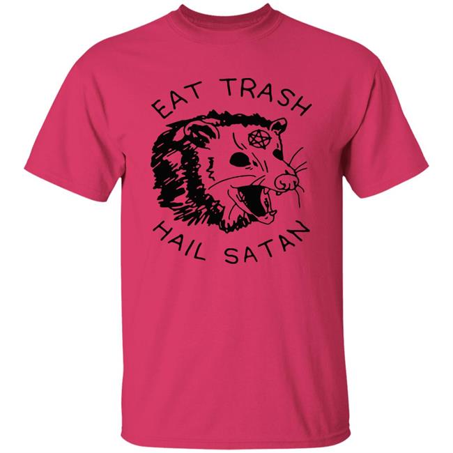 Possum Eat Trash Hail Satan shirt Possum Eat Trash Hail Satan shirt