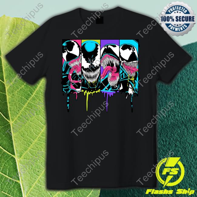 Big Time Bin Marvel Comics Neon Venom Bombard Hoodie