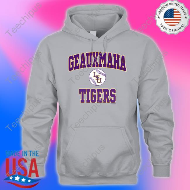 Bayou Apparel Geauxmaha Tigers T Shirt Bayou Apparel Geauxmaha Tigers LSU Baseball Shirt