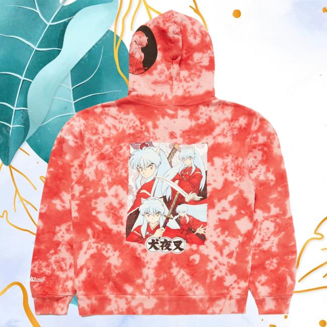 Official Hypland Clothing Merch Store Hypland Inuyasha Crescent Hoodie (Tie Dye)