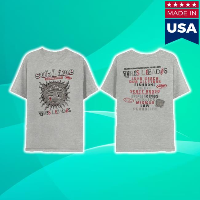 Original Tres Legados Show Tee Shirt Sublime Lbc Store