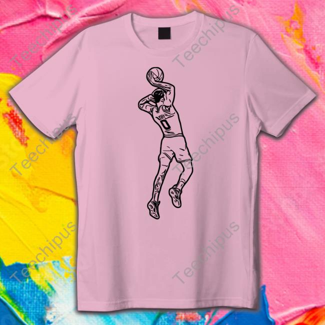 Carina Jayson Tatum Playing Basketballl Long Sleeve Tee