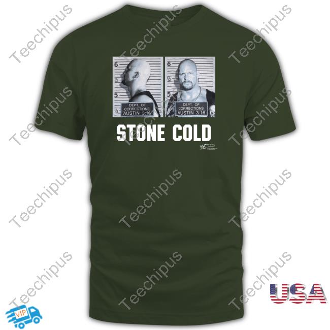 Dept Of Corrections Austin 3:16 Stone Cold T Shirt Stone Cold Dept. Of Corrections Mugshot Sweatshirt
