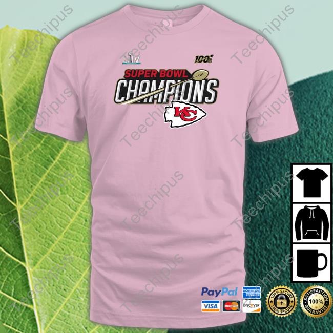 Kansas City Chiefs Super Bowl Liv Champions Trophy Collection Locker Room Shirts
