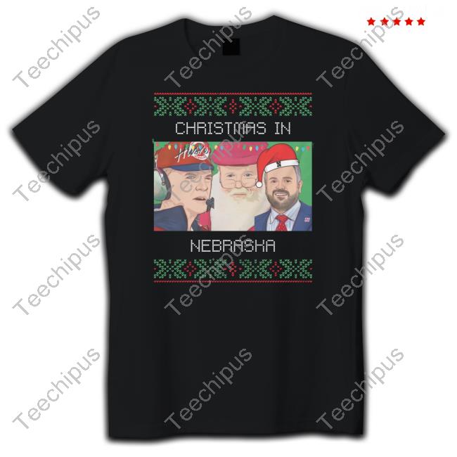 Husk Guys Christmas In Nebraska Tee