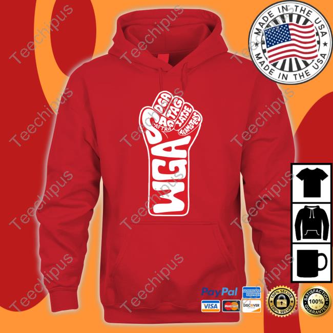 Wgastrikeshirts Store Fist Of Solidarity Hoodie