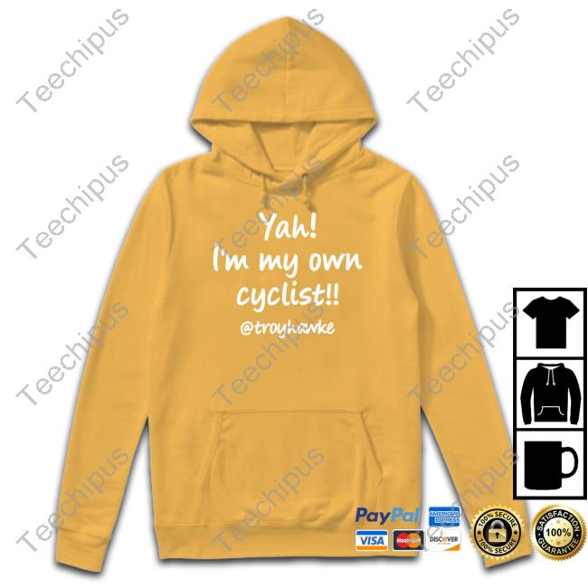 Troy Hawke Yah I'm My Own Cyclist Troyhawke Shirts Jan Molby Yah I'm My Own Cyclist Troyhawke Tee