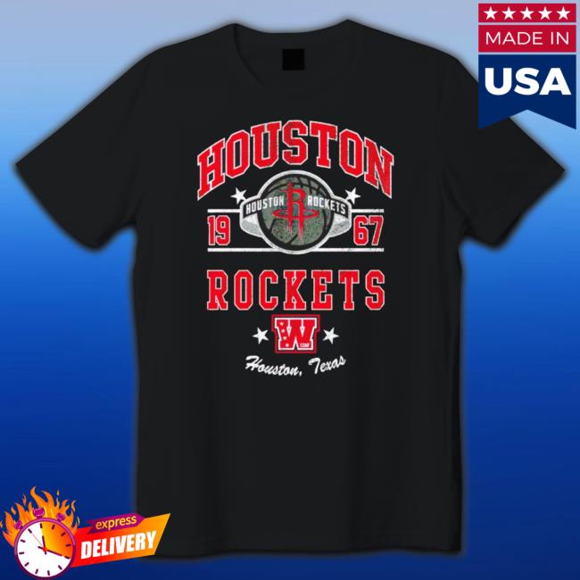 Houston Rockets Unk Rafter Flag Long Sleeve Shirt