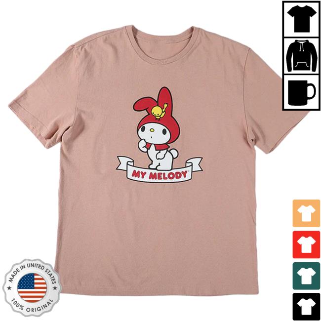 Official Sanrio Apparel Clothing Merch Store Shop My Melody X Dumbgood Sand Shirts