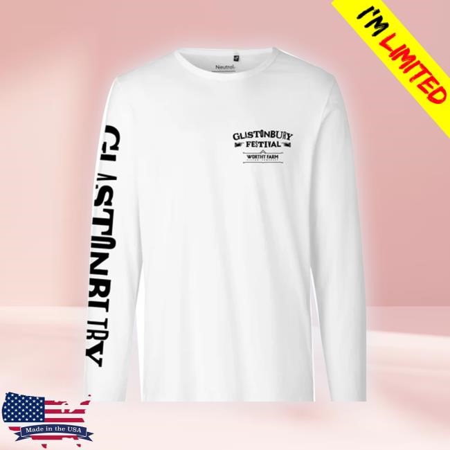Official Typography Long Sleeve White T-Shirt Made With Fairtrade Cotton Shirt