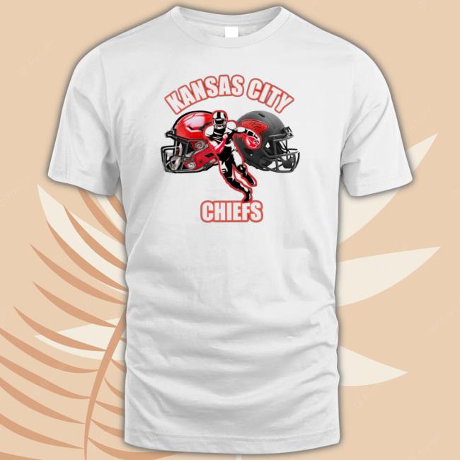 Kansas City Chiefs Player Helmet Sweatshirts Kansas City Chiefs Player Helmet T-Shirt