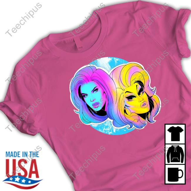 Drag_By_James Drag By James Trixie & Katya Dolls Tee Shirt Digitalillustration