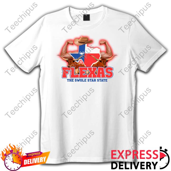 Flexas The Swole Star State Tee Shirt