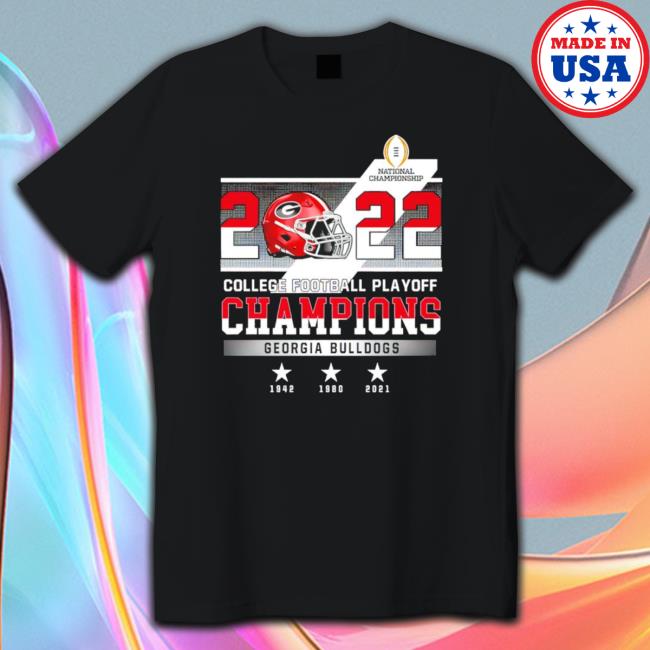 National Championship 2022 College Football Playoff Champions Georgia Bulldogs Long Sleeve Shirt