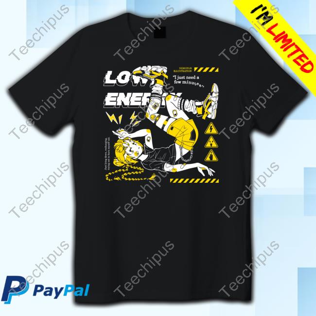 Nemupanart Low Energy Nemupan Illustration I Just Need A Few Minutes Sweatshirt