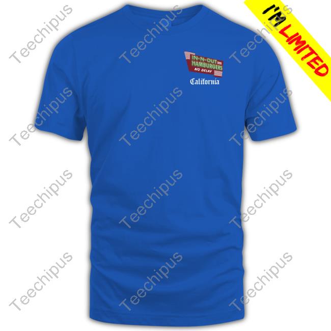 Umichfootball In-N-Out Hamburgers No Delay California Long Sleeved T-Shirt