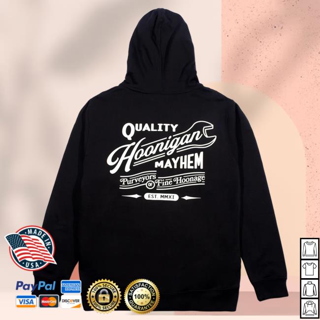 Official Hoonigan Merch Store Shop Hoonigan Backdate Crew neck Sweatshirt Hoonigan Apparel Clothing
