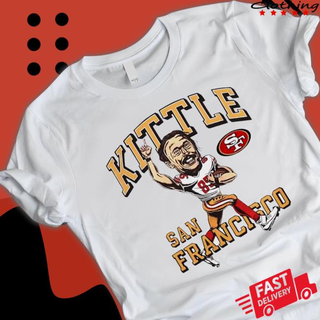 George Kittle Cartoon San Francisco 49Ers Tee
