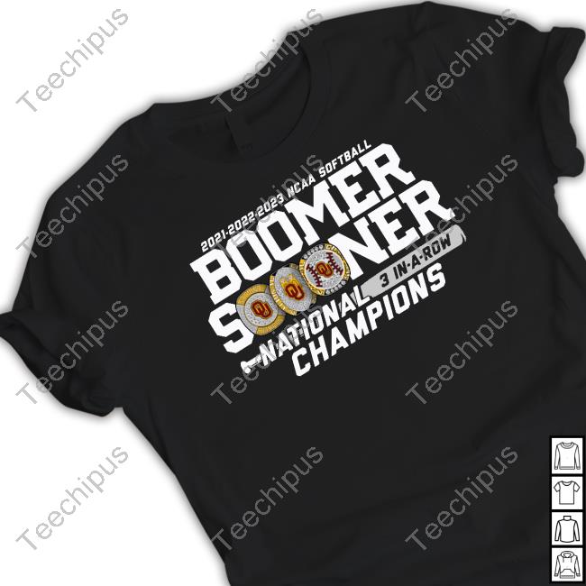Oklahoma Sooners 2023 Ncaa Softball Champions T Shirt