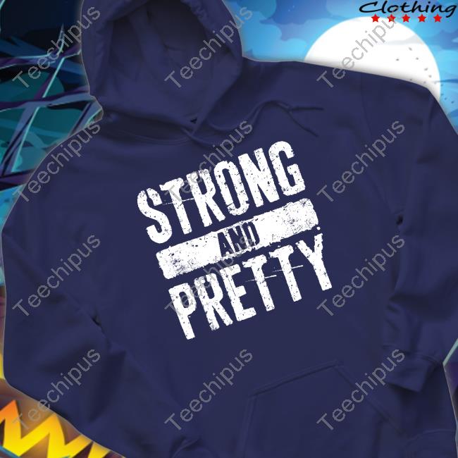 Himbo Slice Strong And Pretty Gym Hooded Sweatshirt