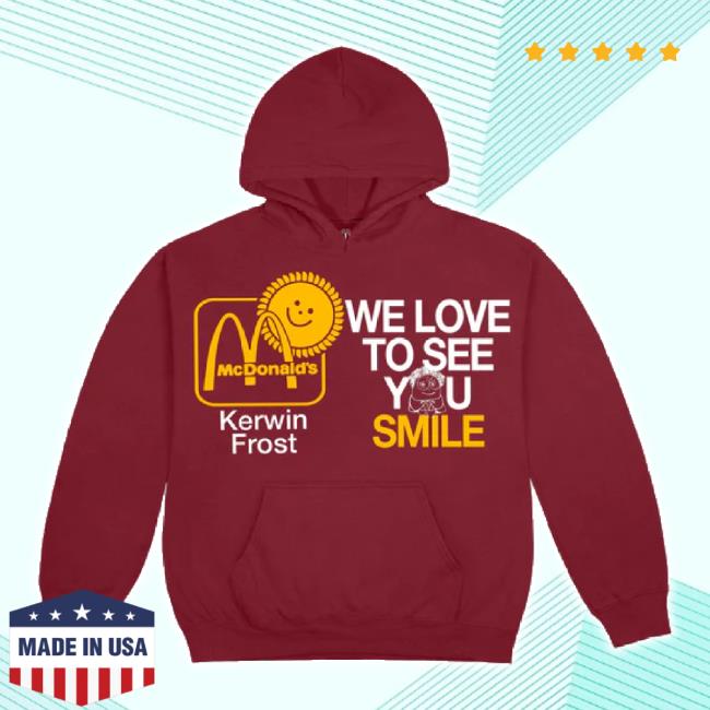 Original Kerwin Frost Merch Store We Love To See You Smile Sweater Kerwinfrost Shop