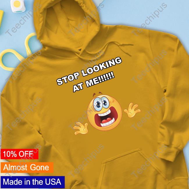 Cringeytees Stop Looking At Me Tank Top