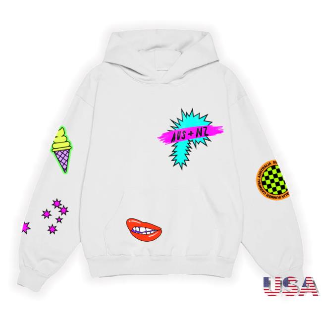 Original White Summer Carnival Unisex Sweatshirt On Repeat Shop Merch Store
