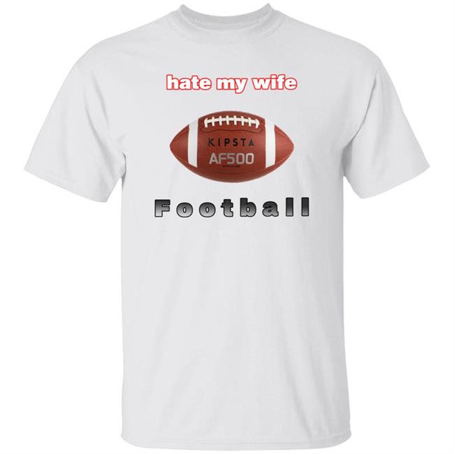 Haunted Starbucks Merch Hate My Wife Football Shirt