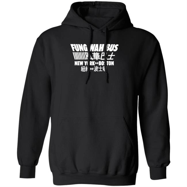 MrLiar Shop Fung Wah Bus New York To Boston Hoodie Silvamore Fung Wah Bus New York Boston Shirt